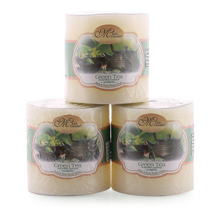 Set 3 nến thơm trụ tròn D5H5 Miss Candle FtraMart MIC4565 - 5x5cm