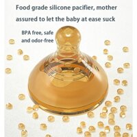 Set 3 Núm Ti Giả Chất Liệu silicone Cao Cấp Cho Bé