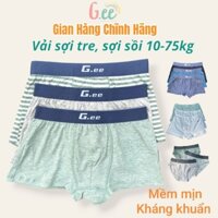 Set 3 Quần Chíp Đùi Quần Lót Sịp Bé Trai Vải Sợi Sồi Sợi Tre Co Giãn Tốt, Kháng Khuẩn Mềm Mịn