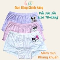 Set 3 Quần Chíp, Lót Mặc Váy Bé Gái Vải Sợi Sồi Cao Cấp KUROMI Kháng Khuẩn Mềm Mại