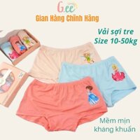 [Set 3] Quần Chip, Quần Lót Đùi Mặc Váy Bé Gái Sợi Tre Cao Cấp Họa Tiết Công Chúa Elsa Kháng Khuẩn Và Siêu Mềm Mịn