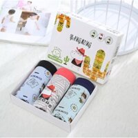 Set 3 quần lót 100% cotton 2 chiều boxer cho bé trai mẫu YANGMENG