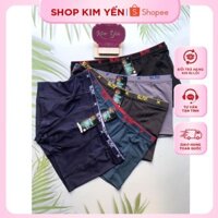 Set 3 Quần Lót Đùi Nam Boxers Thun Lạnh Cao Cấp Lưng Thun Bản Nhỏ (889) Size 45 - 85 Kg - Shop Kim Yến