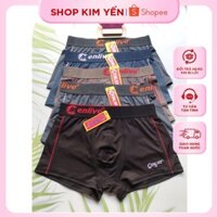 Set 3 Quần Lót Đùi Nam Boxers MENLIVE Thun Lạnh Cao Cấp Lưng Thun Bản Lớn (Size 45 - 85 Kg) - Shop Kim Yến