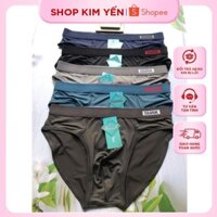 Set 3 Quần Lót Nam Thun Lạnh Cao Cấp (905) Lưng Thun Bản Vừa (Size 45 - 85 Kg) - Shop Kim Yến