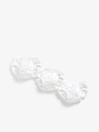 set 3 quần tập bỏ bỉm màu trắng size trung