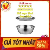 Set 3 Rổ nạo INOX long lanh sang chảnh chuẩn 100% inox (Giá sỉ)