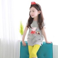 Set 3 sản phẩm dành cho bé gái. Gồm 1 bộ áo áo thun dài quần lững 1 bộ mặc nhà và 1 đầm coco size 35-36kg. Hàng thiết kế