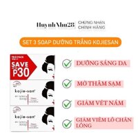 SET 3 SOAP XÀ PHÒNG KOJIESAN DƯỠNG SÁNG DA