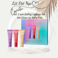 Set 3 son dưỡng Laneige On-the-Glow Lip Balm Trio ( Sản Phẩm Chính Hãng )
