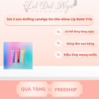 Set 3 son dưỡng Laneige On-the-Glow Lip Balm Trio