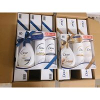 Set 3 sữa tắm dầu gội dầu xả Dove Nhật Bản