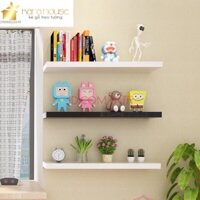 🍃SET 3 THANH KỆ GỖ DÀI 60cm sâu 12 dày 2cm. Tặng kèm vít nở.