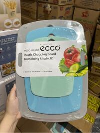 Set 3 Thớt Nhựa Kháng Khuẩn (Thùng 35)