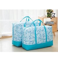 SET 3 TÚI ĐỰNG QUẦN ÁO CHĂN MÀN VẢI HỌA TIẾT [RẺ NHẤT SHOPEE]