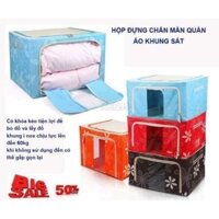Sét 3 túi đựng quần áo khung sắt