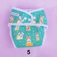 [Sét 3 vỏ 6 lót ] Bỉm vải Mommykids-Tã vải-Vách ngăn chống tràn-Bề mặt chống