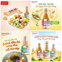 SET 3 XỐT MÈ RANG KEWPIE 210ML