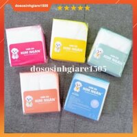Set 30 cái khăn sữa xô gạc 3 lớp Kim Ngân ( 3 gói) / Khăn mặt cotton cho bé sơ sinh và trẻ em