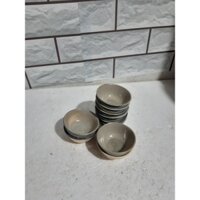 set 30 chén hột vịt lộn nướng, chén bánh bò loại 2