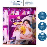 Set 30 gói Khăn Giấy vuông Emos Premium khổ lớn, Khăn giấy ăn cao cấp E'mos Premium siêu tiết kiệm