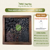 Set 30 Gói Trà Ngũ Hắc NAC Herbs Hỗ Trợ Mọc Tóc Nhanh, Giảm Rụng Tóc, Giảm Bạc Tóc, Làm Đẹp Da