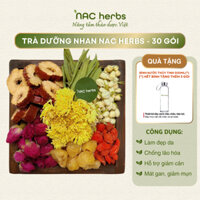 Set 30 Gói Trà Thảo Mộc Dưỡng Nhan 7 Vị NAC Herbs Làm Đẹp Da, Chống Lão Hóa, Ngủ Ngon