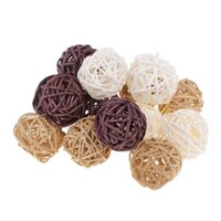 Set 30 Quả Cầu Mây 3cm Nhiều Màu Sắc Dùng Để Trang Trí Nhà Cửa/Tiệc Cưới