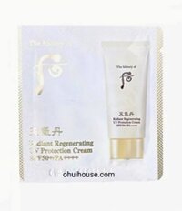 Set 30 Sample gói Kem chống nắng tái sinh da Cheongidan Radiant Regenerating UV Protection Sun Cream SPF50+/PA++++