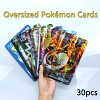 Set 30 Thẻ Bài Pokemon Cỡ Lớn Charizard Vmax Arceus Vstar  Big thẻ sáng bóng 21*15cm quà tặng sinh nhật đồ chơi trẻ em