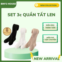 Set 3c quần tất len cho bé sz 1-3y