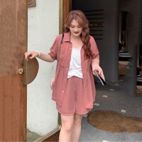 Set 3in1 áo rút chun quần short áo dây - SETBEO002