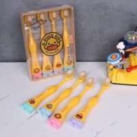 Set 4 bàn chải vịt vàng cho bé hàng xuất Nhật.