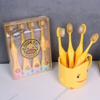 SET 4 Bàn Chải Vịt Vàng Cho Bé ~ Bàn Chải Xuất Nhật G.DUCK KID