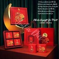 SET 4 BÁNH TRUNG THU HEALTHY CHỌN 6 VỊ KÈM TÚI ĐỰNG 150G MINH NGUYỆT LỘC PHÁT