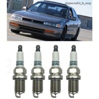 Set 4 Bugi Honda Accord 90-92 1992 iridium Denso bộ đánh lửa xe hơi ô tô đầu tiếp điểm nhỏ tiết kiệm nhiên liệu