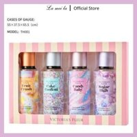 Set 4 chai nước hoa VICTORIA xịt thơm toàn thân 125ml TH0