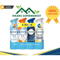 Set 4 chai Xịt thơm phòng khử mùi Febreze Air của Mỹ