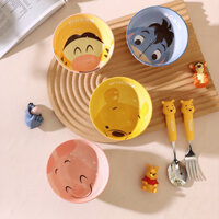 Set 4 chén sứ cao cấp GẤU POOH