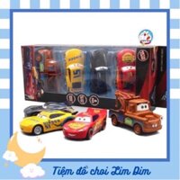 Set 4 chiếc xe ô tô Lightning Mcqueen bằng sắt
