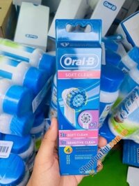 SET 4 ĐẦU BÀN CHẢI ORAL B SOFT CLEAN.