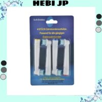 Set 4 đầu bàn chải thay thế cho máy đánh răng điện Braun Oral B