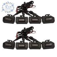 Set 4 đèn led gắn lưới tản nhiệt phía trước cho toyota tacoma raptor trd off road sport 2020 2021