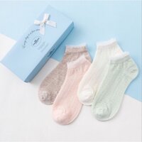 Set 4 đôi vớ ren Caramella dành cho nữ 🧦🧦