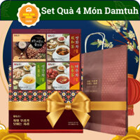 Set 4 Hộp Ngũ Cốc , Trà Dinh Dưỡng Damtuh (Kèm túi giấy) Làm Quà Tặng Cao Cấp (4 Hộp x 15 gói) - Nông Sản Vàng