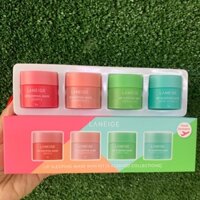 Set 4 Hũ Mặt Nạ Ngủ Môi Laneige Lip Sleeping Mask Mini Kit Laneige