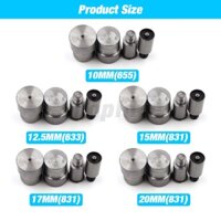 Set 4 Khuôn Dập Nút 10mm-20mm Bằng Kim Loại Cho Máy Ép Tay