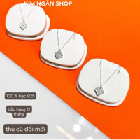 Set 4 lá đá có bán rời( dây ,lắc ý , bông bạc 950)