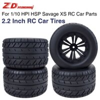 Set 4 Lốp Xe 2.2 Inch 1 / 10 Cho HPI HSP Savage XS TM Flux ZD Racing LRP Tỉ Lệ 1 / 10