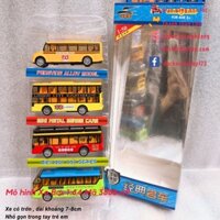 Set 4 Mô Hình 4 Kiểu Xe Bus 1:64 Có Trớn 3688-69